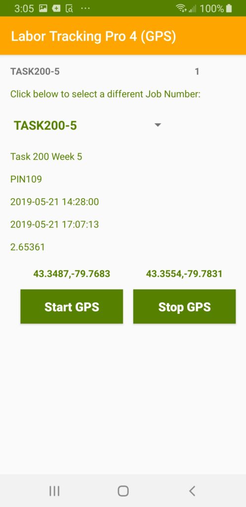 Employee Time Sheet App with GPS